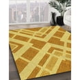 thumbnail image 3 of Ahgly Company Machine Washable Indoor Rectangle Transitional Orange Area Rugs, 5' x 7', 3 of 7