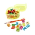 thumbnail image 5 of Abbracc Perles de Laçage pour Tout-Petits Jouet Compétences Motrices Fines Numéro, 5 of 5