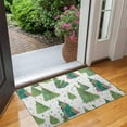 thumbnail image 2 of White Christmas Watercolor Tree Pattern Door Rugs,Washable Non Slip Door Mats Indoor,Decorative Door Mats,Entry Mat Indoor for Entrance,Bedroom,Kitchen,Bathroom,17"x30", 2 of 6