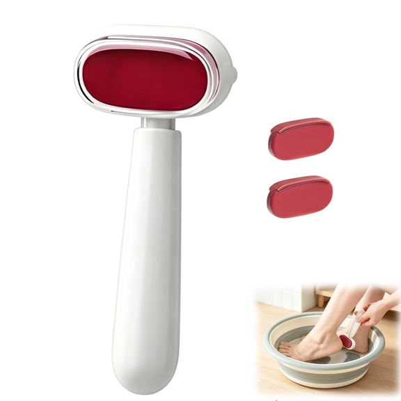 Double-Sided Foot Scraper for Callus Removal – Double-Sided File for Hard Cracked Heels, Portable Pedicure Tool for Removing Dead Skin, At-Home Feet Care.