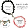 thumbnail image 5 of Dual-Sized Matching Heart Magnetic Bracelets for Couples, Best Friends & Family - Perfect Gifts for Parents and Daughter, 5 of 6
