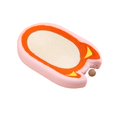 thumbnail image 2 of Oval Cat Scratch Pad Sisal Cat Scratch Pad Bowl Furniture Protector Training Toy Pink, 2 of 9