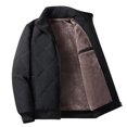 thumbnail image 2 of Winter Business Jacket Men's Stand Up Collar Windproof Clothes With Thick Padded, 2 of 9