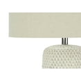 thumbnail image 3 of Monarch Specialties Lighting, 31"h, Table Lamp, Cream Ceramic, Beige Shade, Contemporary, 3 of 6