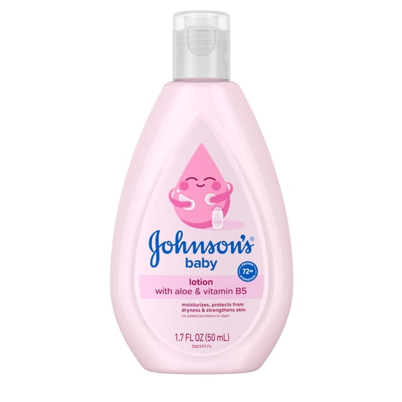 Johnson's Baby Moisturizing Baby Lotion, Coconut Oil & Aloe, 1.7 fl. oz