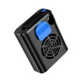 thumbnail image 2 of Ventilador de cintura personal, portátil, ligero, de escritorio, con 3 velocidades, para colgar, para correr, acampar, hacer senderismo, en interiores Azul, 2 of 8