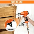 thumbnail image 3 of KAMSIN P630 Pneumatic 23 Gauge Pin Nailer Accepts 3/8" to 1-3/16" Pin Nails, Micro Pinner Gun for Assembly and Woodworking Projects, 3 of 9
