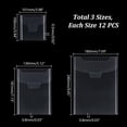 thumbnail image 2 of 36Pcs Clear Stamp and Die Storage Pockets 3 Sizes Plastic Stamps Storage Panels Scrapbooking Storage Die Cuts Pockets, 2 of 6