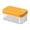 Orange-23x14x10cm, variant on VMWMSSR Silicone Ice Cube Box With Lid, One-Press Release Ice Container, Stackable & Leak-Proof Freezer Storage For Drinks(Orange-23X14X10Cm)