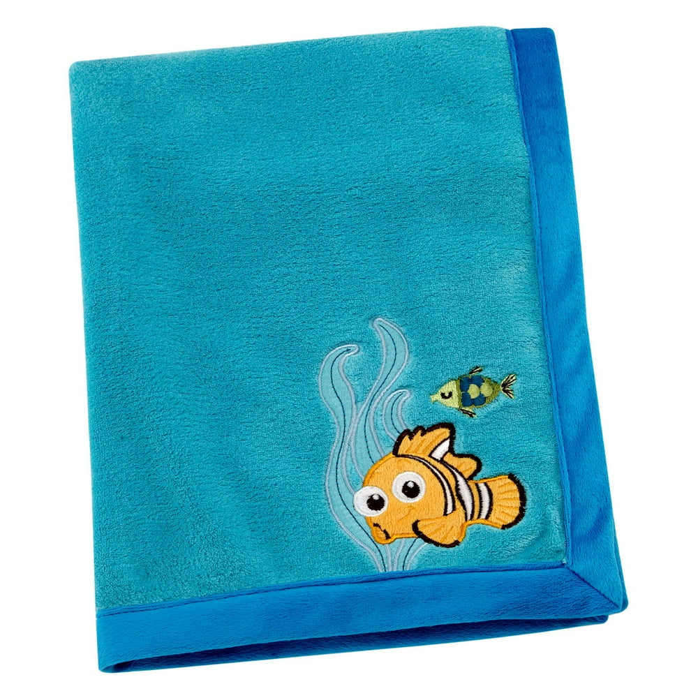 Disney Finding Nemo Coral Fleece Blanket, Blue
