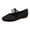 Black, variant on Rokment Knit Strappy Ballet Flat Dress Shoes for Women Spring Fall Casual Stretchy Square Toe Low Heels Slip on Mary Jane Loafers