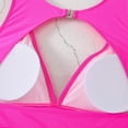 thumbnail image 4 of Jamicy Valentine's Day Fashion Women One Piece Bathing Suit Halter Solid Color Backless Wispy Hanging Neck Summer Beach Swimsuit One Piece Swimsuits for Women, 4 of 9