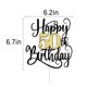 thumbnail image 3 of Cake Topper Ruscalin Feliz 50.º Cumpleaños Decoración para Fiesta, 3 of 7