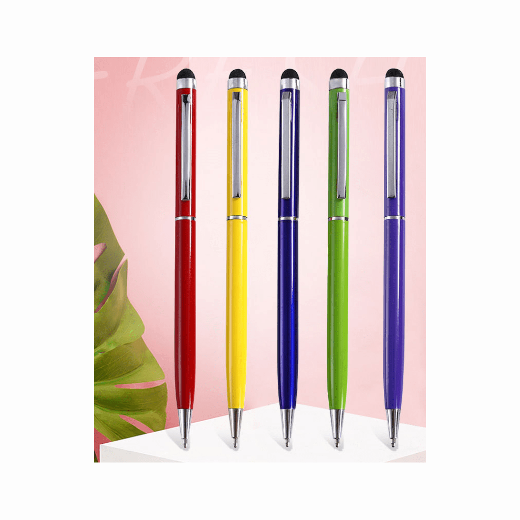 5PCS 2 in1 Capacitive Touch Screen Stylus Point Pen for Smart Phone Universal 