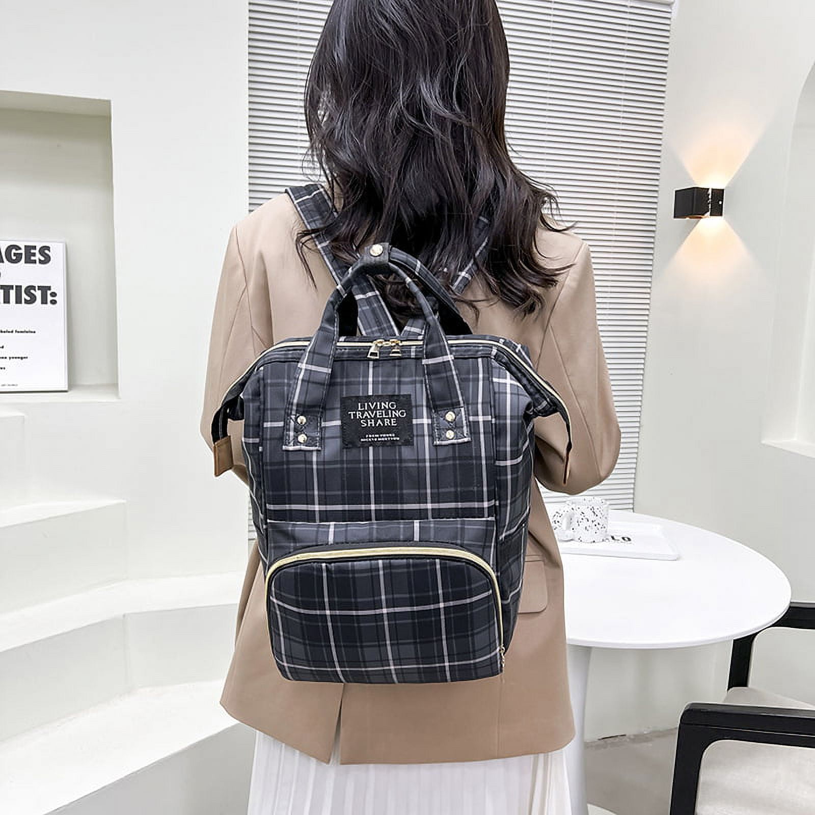 Large Capacity Mother's Bag Travel Backpack Maternity Baby Changing Bags Baby Stroller Backpack Diaper Changing Backpack for Baby Care