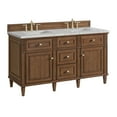 thumbnail image 7 of James Martin Vanities 60" Double Vanity, Mid-Century Walnut w/ 3 CM Eternal Jasmine Pearl Quartz Top, 7 of 7