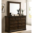 thumbnail image 4 of Queen Size 6-Piece Bedroom Set | Vintage-Inspired for Bedroom Decor | Solid Wood Frame with MDF Panels | Spacious Drawers for Storage, 4 of 5