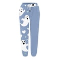 thumbnail image 4 of WILLBEST Pantalones Casuales para Mujer, Cómodos Pantalones Deportivos con Estampado de Halloween, Cintura Elástica Suave, Ideales para Uso Diario y Relajación 7 Extra Grande, 4 of 4