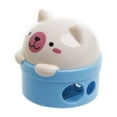 thumbnail image 7 of Denhf 1Pc Cute Pencil Sharpener, Manual Pencil Sharpener with Lid, Dual Holes Handheld Pencil Sharpener for Home Office Supplies, Classroom Must Haves, Crayon Sharpener, Random Color, 7 of 7