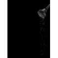 thumbnail image 4 of Mainstays 6-Setting Matte Black Shower Head, 3.5" Face with Rub-Clean Nozzles, 4 of 15