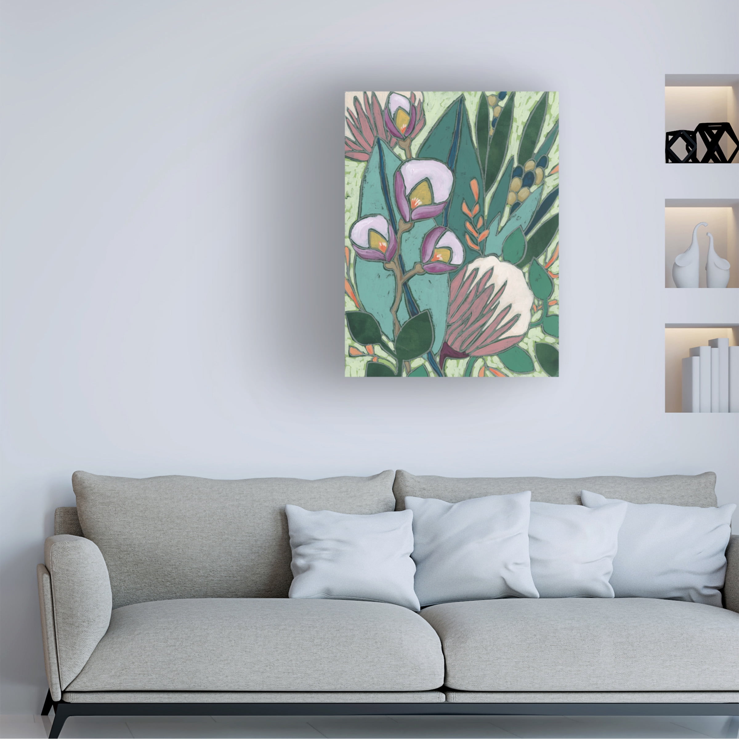 June Erica Vess 'Tropical Reverie I' Canvas Art