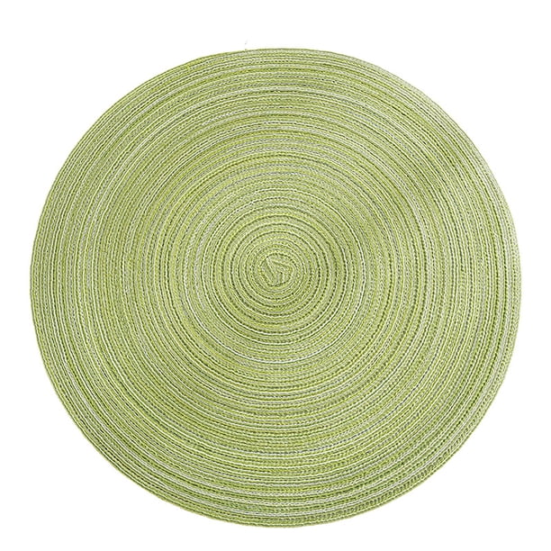 Manteles individuales Manteles individuales de vinilo tejidos lavables para mesa de comedor Fáciles de limpiar Manteles individuales de plástico