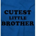 thumbnail image 2 of Cutest Little Brother Siblings Bodysuit Jumper Boys Infant Baby Brisco Brands 12M, 2 of 6