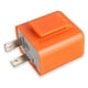 thumbnail image 2 of Speravity Intermitentes LED para motocicleta de 2 pines, accesorio de frecuencia de relé, indicador de señal estable, piezas intermitentes Bombillas para automóviles Naranja PC 1, 2 of 6