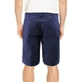 thumbnail image 2 of Men's Classic Cotton Regular Fit Embroidered Casual Fashion Chino Shorts (Navy, 40), 2 of 3