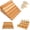 6-Tier, variant on Bamboo Skewer Holder, 6-Tier Bamboo Skewer Display Stand with Holes, Tiered Food Skewer Organizer for BBQ, Catering & Parties