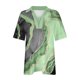 thumbnail image 5 of Tops Cortos para las Mujeres Blusas Impresas Manga Corta Turndown Collar Camiseta, Tops de Blusa para las Mujeres Casual, 5 of 5