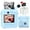 Blue, variant on Kids Instant Print Camera-30MP Perfect Birthday for Boys & Girls with 32GB Card and 4 Rolls of Printing Paper-Pink