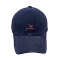 thumbnail image 2 of Only Moment Navy Unisex Vintage Washed Unstructured Baseball Cap Cotton Soft Unconstructed Plain Blank Adjustable Size Dad Hat One Size, 2 of 3