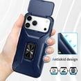 thumbnail image 6 of for iPhone 17 Pro Case with Sliding Camera Cover, [Drop Protection] [Magnetic Rotated Kickstand] Military Grade Shockproof Heavy Duty Cover for iPhone 17 Pro, Blue, 6 of 8