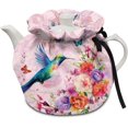 thumbnail image 1 of Colorful Hummingbird Tea Cosy Cover of Teapots Tea Pot Dust Cover with Elastic Band Insulated Kettle Cover Breakfast Warmer for Home Kitchen Decorative Accessories, 1 of 6