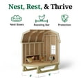 thumbnail image 6 of Little Cottage Co. 4x6 Gambrel Barn Coop, Outdoor Wood Chicken Coop Do-It-Yourself Panelized Kit, 6 of 10