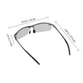 thumbnail image 4 of Men's Cycling Eyewear Featuring Durable Silicone and Stainless Steel Construction, 4 of 4
