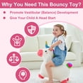 thumbnail image 2 of Bouncy Horse iPlay iLearn Bouncy Pals Unicorn para niña de más de 18 millones, 2 of 7