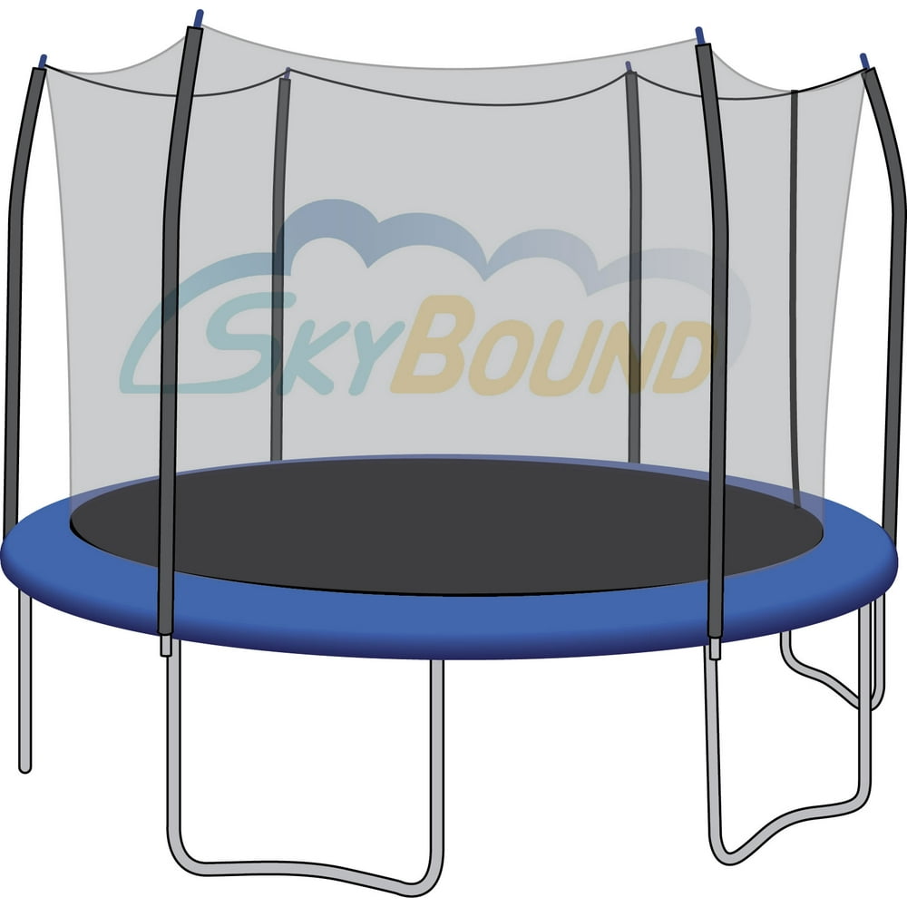 SkyBound 12Foot Trampoline Net Fits 6 StraightCurved Poles
