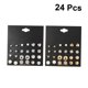 thumbnail image 4 of WHAMVOX 24 Pares De Pendientes Estilo Moderno Con Acabado Para Regalo, 4 of 7