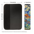 thumbnail image 6 of Chririnla Car Seat Belt Pads Interior Decor Seat Belt Shoulder Pad Polyester Easy Magic Tape, Suitable for Sedans SUV, Artistic Octopus Underwater Painting Print, 6 of 8