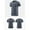 Gray, variant on Coorders George Men's T-Shirts Soft Lightweight Short Sleeve Tee, Crew Neck Moisture Wicking Shirt for Casual Running Workout Swim, Gray, XXL