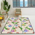 thumbnail image 3 of Coolnut Area Rug 60x39 inch, Cute Bird on Branches Nursery Rug Floor Mat Kids Playing Mat for Living Room Bedroom, 3 of 6