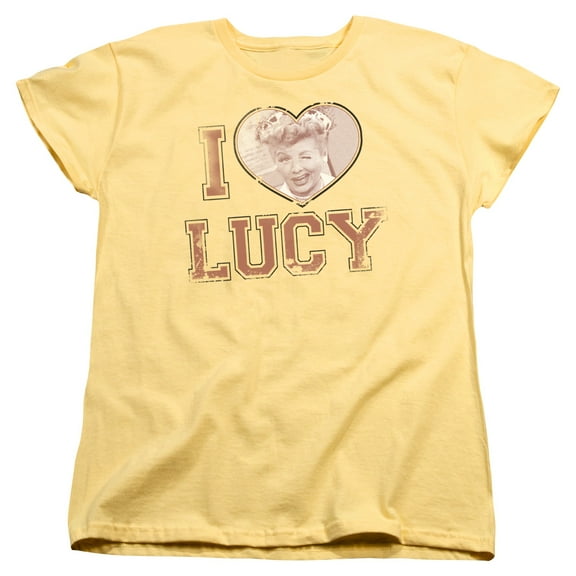 I Love Lucy - I Heart Lucy - Women's Short Sleeve Shirt - Medium