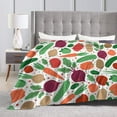 thumbnail image 4 of Kll Fleece Blanket Plush Throw Blanket Vegetables,Soft Fuzzy Cozy Flannel Blanket For Couch Sofa Bed.(80"X60"), 4 of 9