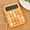 Orange OR, variant on Giunmcul up to 65% Off Cute Calculator Small Portable Scientific Calculator for Students 12 Digits Mini Body Plastic Keys Non-slip Bottom Pad Clear Keys