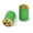 Green, variant on Looney Tunes Taz Motorcycle Bicycle Bike Tire Rim Wheel Aluminum Valve Stem Caps