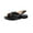 Black, variant on HBYJLZYG Summer Womens Flats Sandals, Comfort Slip-On Casual Open Toe Rome Platforms Sandals, Light Weight Casual Walking Sandals