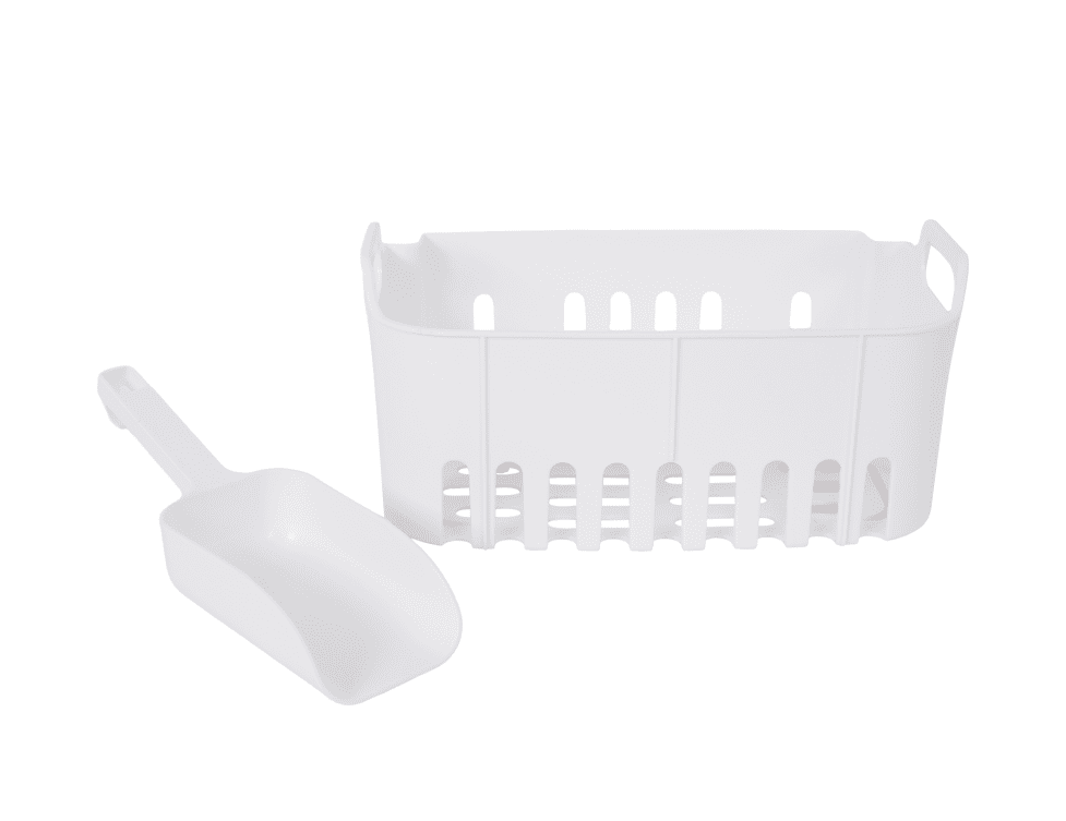 Portable Ice Maker Countertop, Self-Cleaning Ice Makers with Basket and Scoop