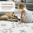 thumbnail image 5 of nuLOOM Evalyn SpinClean Southwestern Machine Washable Area Rug, 2' 6" x 6', Runner, Evalyn Cream, 5 of 15